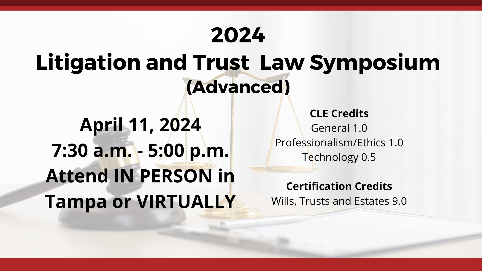 Litigation & Trust Law Symposium