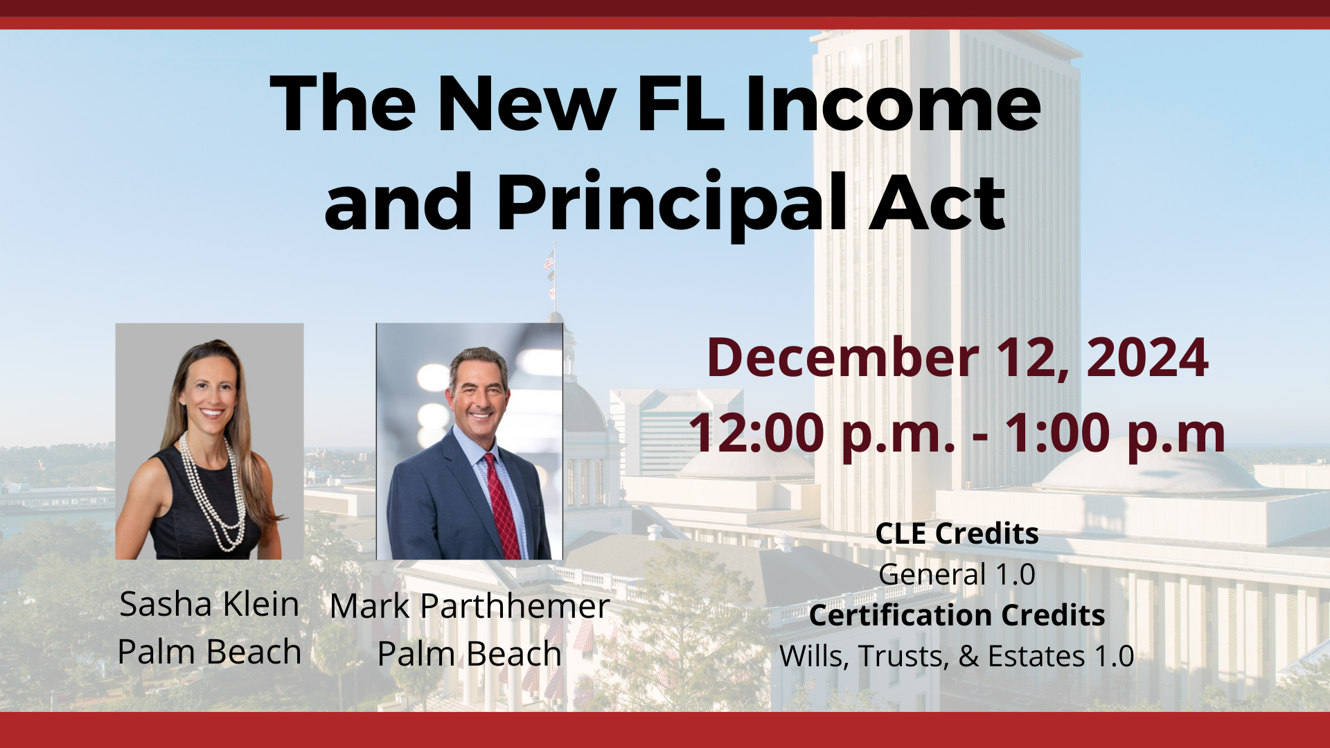 The New FL Income and Principal Act