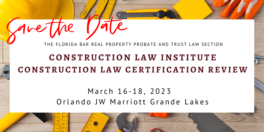 Construction Law Certification Review