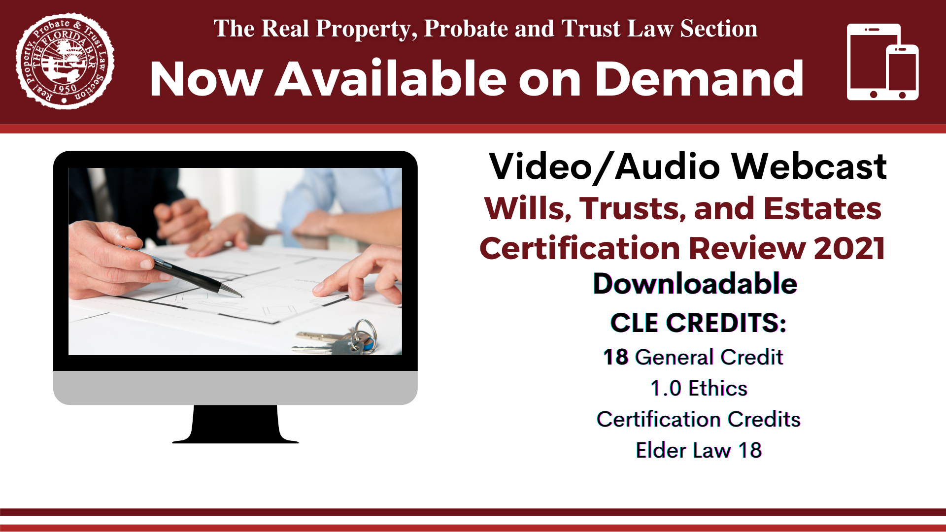 Wills, Trusts, and Estates Certification Review Available On Demand