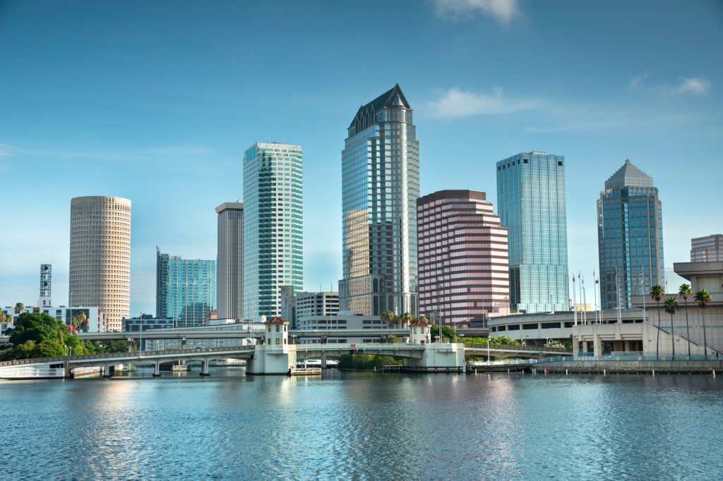 A Florida skyline on the water